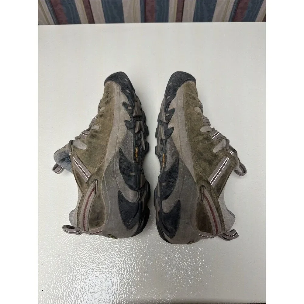 Keen E Event Women's Size 8 Hiking Boots Waterproof Brown Leather Lace Up Ankle